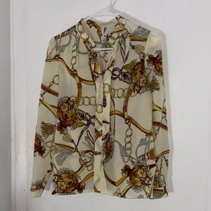 Sold Chic Chain Print Blouse